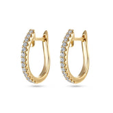 Essential Diamond Hoop Earrings - Dracakis Jewellers